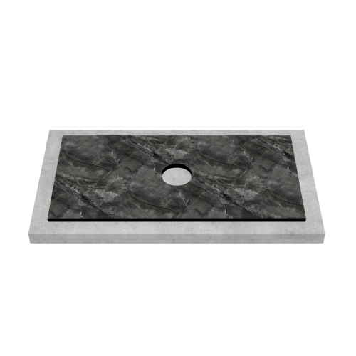 картинка Тумба со столешницей Севилья 100, Фисташковый / Столешница компакт-плита, Куритиба от магазина Сантехстрой