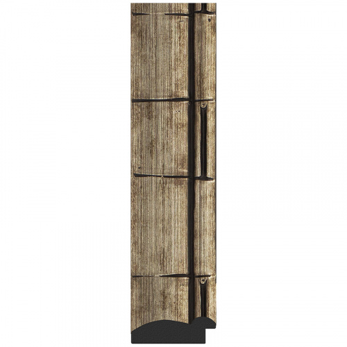 картинка Зеркало Evoform Exclusive 93х63 BY 1176 с фацетом в багетной раме - Серебряный бамбук 73 мм от магазина Сантехстрой