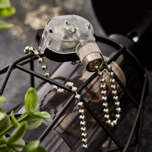 картинка Выключатель для настенного светильника с цепочкой 270 мм «Silver» индивидуальная упаковка 1 шт.  PROCONNECT от магазина Сантехстрой