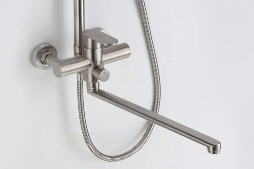 картинка Душевая система D-Lin H10A23, сатин от магазина Сантехстрой