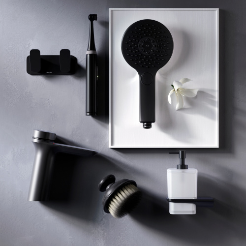 картинка F50A02522 Inspire V2.0, TouchReel см-ль, излив 125 мм, черный, шт. от магазина Сантехстрой