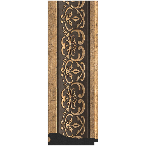 картинка Зеркало Evoform Definite 143х83 BY 3320 в багетной раме - Вензель серебряный 101 мм от магазина Сантехстрой