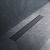 картинка W02SC-U11-060-04BM PrimeFlow Трап для душа линейный универс затвор Tile 60см цвет черн мат от магазина Сантехстрой