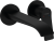 картинка Vivenis Смеситель для раковины, однорычажный, скрытого монтажа, настенный, с изливом 19,2 см, 75050670, матовый черный от магазина Сантехстрой