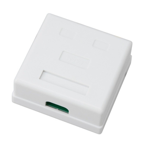 картинка Розетка комбинированная внешняя,  UTP RJ-45(8P-8C) + RJ-11(6P-4C) REXANT от магазина Сантехстрой