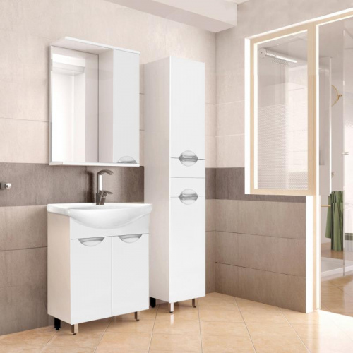 картинка Зеркальный шкаф Style Line лс-00000040 Белый от магазина Сантехстрой