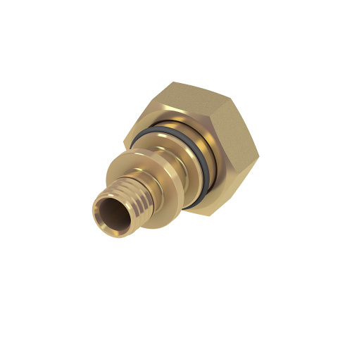 картинка Соединение, TECE, TECEflex, прямое, с внутренней резьбой (накидная гайка Евроконус), 20 х 3/4", латунь от магазина Сантехстрой