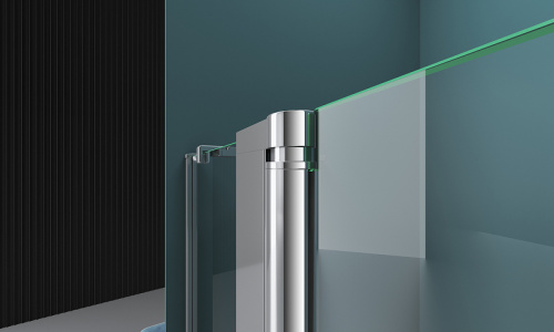 картинка Душевая дверь BelBagno Etna 120 ETNA-B-12-60/60-C-Cr профиль Хром стекло прозрачное от магазина Сантехстрой
