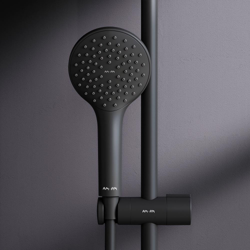 картинка F0790022 Gem,душ.система,набор:верхн.душ d220 мм, ручн.душ 1ф-ция d 110 мм, душ.штанга 1030-1460 мм, от магазина Сантехстрой