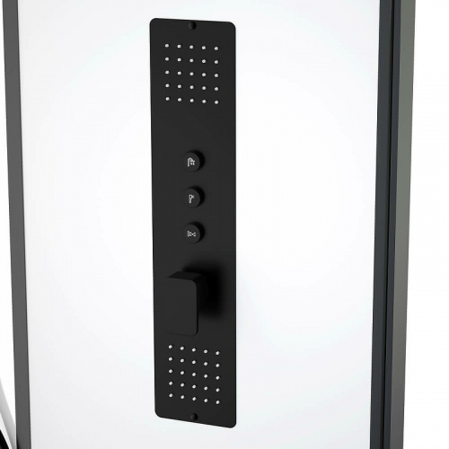 картинка Душевая кабина Black&White Galaxy 160х85 8030000 с гидромассажем от магазина Сантехстрой