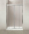 картинка Душевая дверь BelBagno Uno 170 UNO-195-BF-2-170-P-Cr профиль Хром стекло рифленое от магазина Сантехстрой