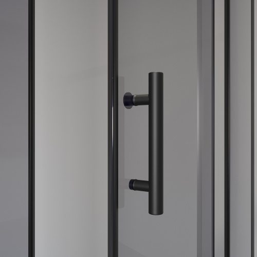 картинка Душ. уголок NG-010-14DT (1000х1000х1950) низкий поддон(13см) стекло ТОНИРОВАННОЕ, 2 места от магазина Сантехстрой