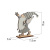 картинка Деревянная фигурка Гномик 17х4х15 см от магазина Сантехстрой