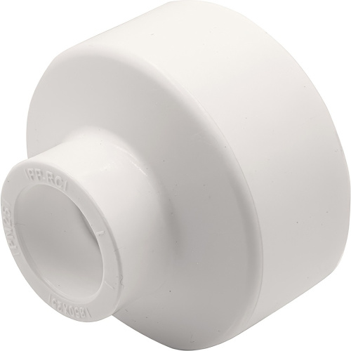 картинка Муфта THERMOLIGHT переходная PP-R 50/25 белый (20/120) от магазина Сантехстрой