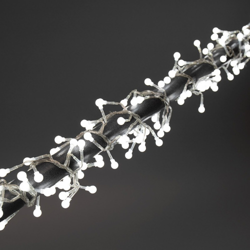 картинка Гирлянда Мишура LED 6 м прозрачный ПВХ,  576 диодов,  цвет белый от магазина Сантехстрой