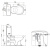 картинка Kerasan Retro Бачок для унитаза моноблок 1012/1013, с боковым отверстием для ручки механизма, (без механизма слива), цвет белый от магазина Сантехстрой