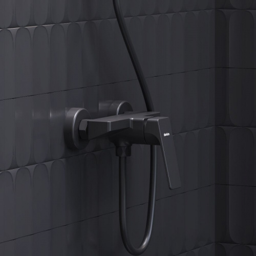 фото 402000300 merkur смеситель для душа, чёрный