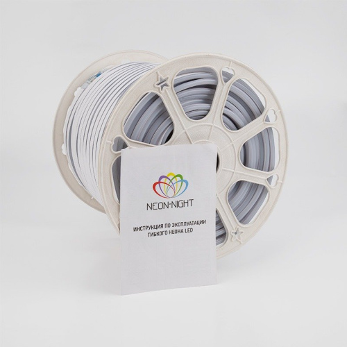картинка Гибкий неон SMD 8х16мм,  двухсторонний,  24В,  теплый белый,  120 LED/м,  50м NEON-NIGHT от магазина Сантехстрой