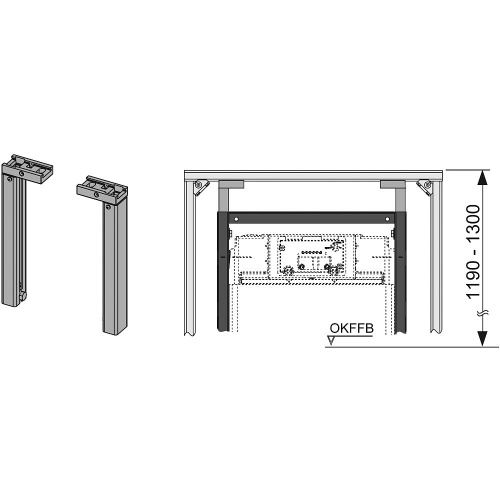 картинка TECE Телескопическое присоединение для модуля от магазина Сантехстрой