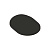 картинка Artceram CHIC Сиденье для унитаза с микролифтом, цвет черный матовый, петли хром от магазина Сантехстрой
