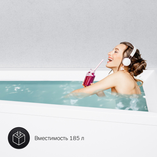 картинка W72A-160R100W-A2 Ванна акриловая spirit  ассиметричная 160x100, без слива/перелива, правосторонняя от магазина Сантехстрой