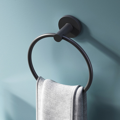 картинка A85A34422 X-Joy, Кольцо для полотенец, черный от магазина Сантехстрой