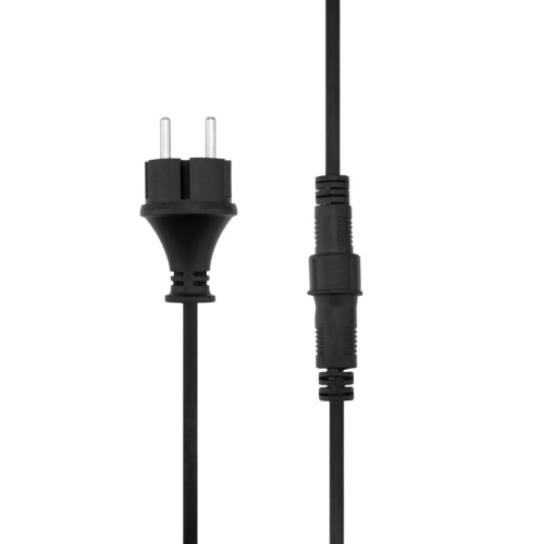 картинка Уличная гирлянда Лофт,  черный каучук,  20 прозрачных ламп х 5 LED,  влагостойкая IP44 от магазина Сантехстрой