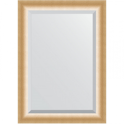 картинка Зеркало Evoform Exclusive 106х76 BY 1201 с фацетом в багетной раме - Травленое золото 87 мм от магазина Сантехстрой