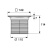 картинка TECE Декоративная решетка quadratum 150 х 150 м с монтажым элементом, сталь от магазина Сантехстрой
