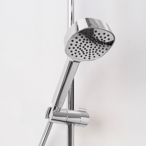 картинка Душевая система Jacob Delafon Atom E26238-CP с термостатом Хром от магазина Сантехстрой