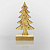 картинка Деревянная фигурка с подсветкой Елочка 9x5x19 см от магазина Сантехстрой