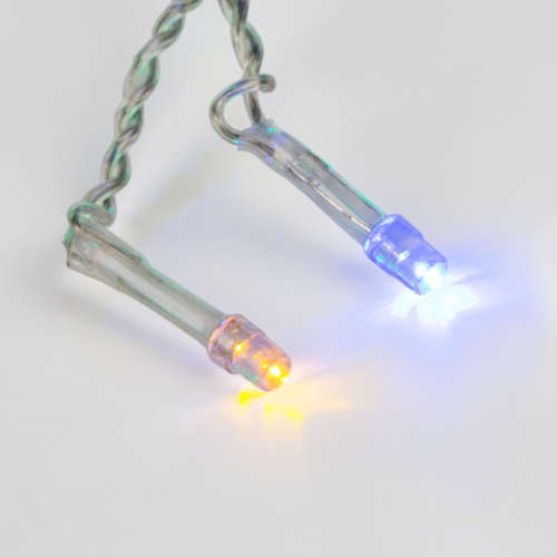картинка Гирлянда Твинкл Лайт 10 м,  прозрачный ПВХ,  80 LED,  цвет Мультиколор от магазина Сантехстрой