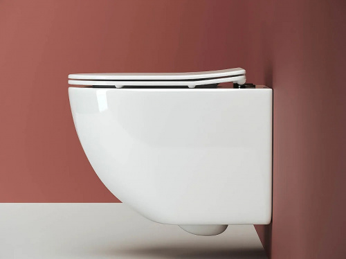 картинка Комплект унитаза с инсталляцией Ceramica Nova Forma CN3009_1001M_1000 с сиденьем Микролифт и клавишей смыва Хром матовый от магазина Сантехстрой