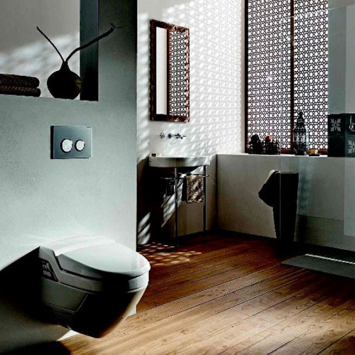 картинка Дренажная система Alcadrain Spa, для монтажа в стену, нержавеющая сталь, глянцевая (APZ5-EDEN-1050) от магазина Сантехстрой
