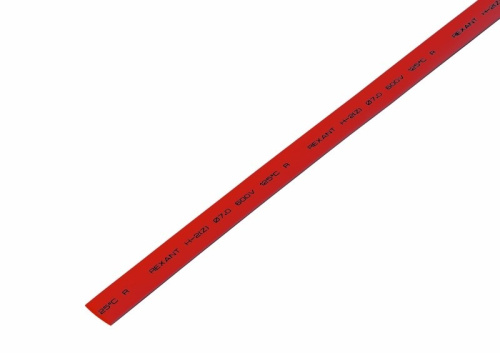 картинка Трубка термоусаживаемая ТУТ нг 7,0/3,5мм,  красная,  упаковка 50 шт.  по 1м REXANT от магазина Сантехстрой