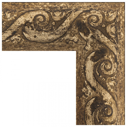 картинка Зеркало Evoform Exclusive-G 121х96 BY 4356 с гравировкой в багетной раме - Фреска 84 мм от магазина Сантехстрой