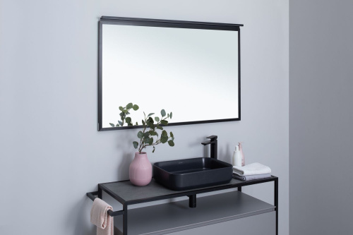 картинка Зеркало Allen Brau 100 1.31017.bb Черное от магазина Сантехстрой