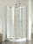 картинка Душевое ограждение Azario EDMONTON 900х900х2000, БЕЗ ПОДДОНА, распаш дверь, 8 мм, профиль хром от магазина Сантехстрой