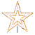картинка Светодиодная фигура Звезда 80 см,  80 светодиодов,  с трубой и подвесом,  цвет свечения теплый белый/белый NEON-NIGHT от магазина Сантехстрой