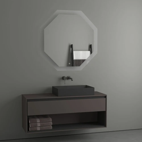 картинка Зеркало Evoform Ledshine BY 2607 100х100 от магазина Сантехстрой