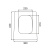 картинка Cиденье для унитаза из дюропласт с микролифтом, белое MLN-HY-2007 от магазина Сантехстрой
