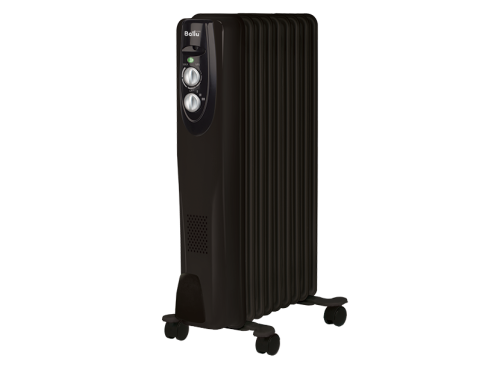 картинка Масляный радиатор Ballu BOH/CL-09BRN black от магазина Сантехстрой