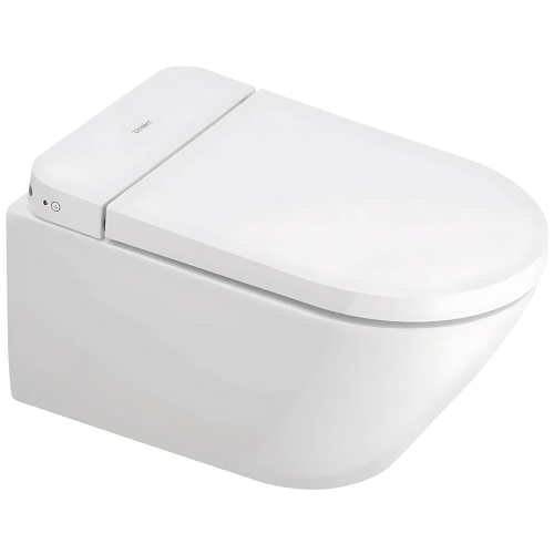 картинка Duravit D-Neo Унитаз подвесной 370x570 мм, безободков с крышкой-биде, пульт ДУ,функция биде, подогрев, подсветка, 220в, цвет: белый (АКЦИЯ со склада!) от магазина Сантехстрой