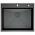 картинка Кухонная мойка D&K нержавеющая сталь графит (DKS604506) от магазина Сантехстрой