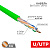 картинка Кабель витая пара U/UTP,  CAT 6, нг(А)-HFLTx,  4х2х0,575мм,  23AWG, INDOOR, SOLID,  зеленый,  305м REXANT от магазина Сантехстрой