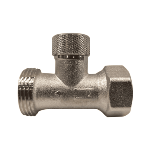 картинка Прямой запорный клапан DR RUBINETTERIE на обратную подводку, без хвостовика и гайки от магазина Сантехстрой