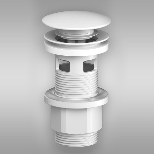 картинка F0700P33 донный клапан, нажимной, белый, шт. от магазина Сантехстрой