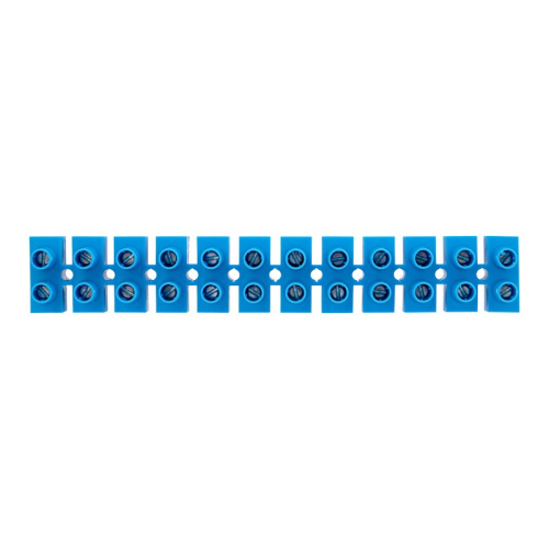 картинка Клеммная винтовая колодка KВ-35 10-35, ток 80 A,  полипропилен синий REXANT (10 шт. /уп. ) от магазина Сантехстрой