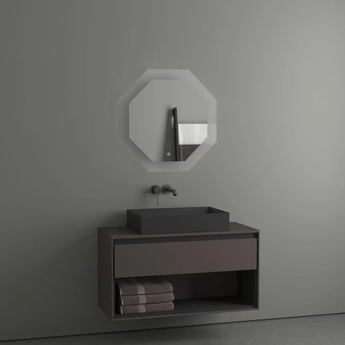 картинка Зеркало Evoform Ledshine BY 2604 70х70 от магазина Сантехстрой