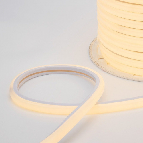 картинка Гибкий неон LED SMD,  форма – D,  16х16 мм,  теплый белый,  144 LED/м,  бухта 50 м от магазина Сантехстрой